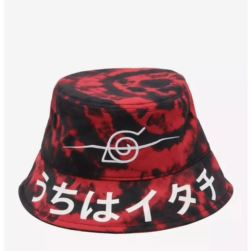 Naruto Shippuden Akatsuki Bucket Hat Anti Leaf Village Cap NWOT